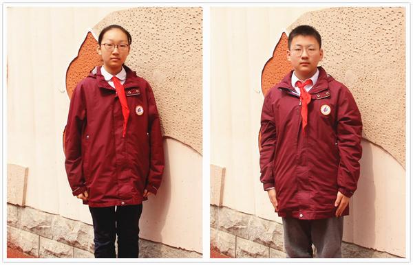 李佳明、吴昊楠做国旗下演讲