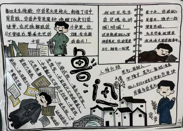 致敬大师，创意手抄报 (4)