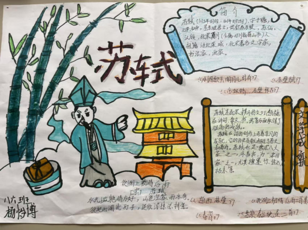 致敬大师，创意手抄报 (36)